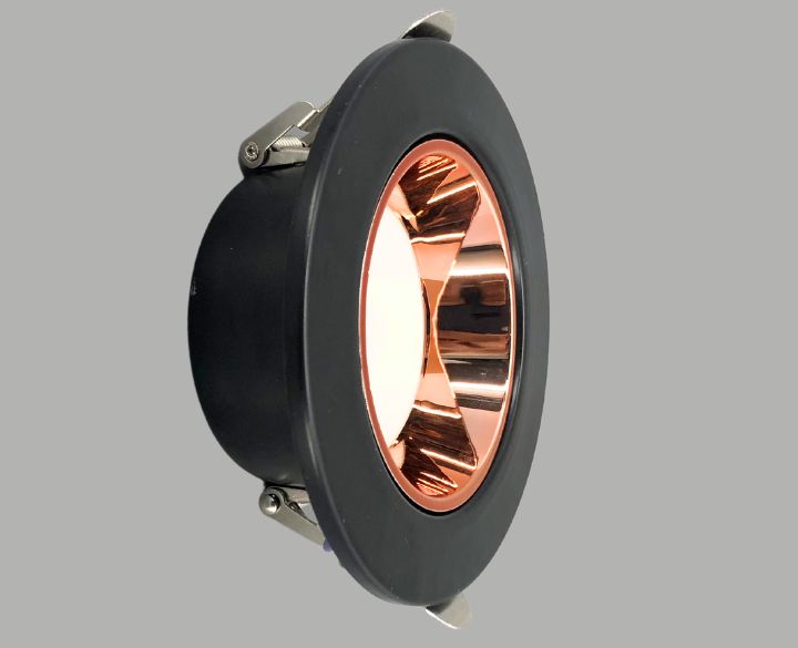 Ace LED Concealed Round Panel Black Body  3 In 1-1